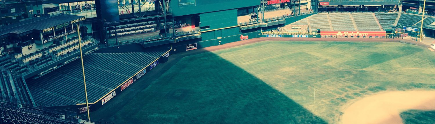 Night Time Outside Chase Field, View of Chase Field in Down…